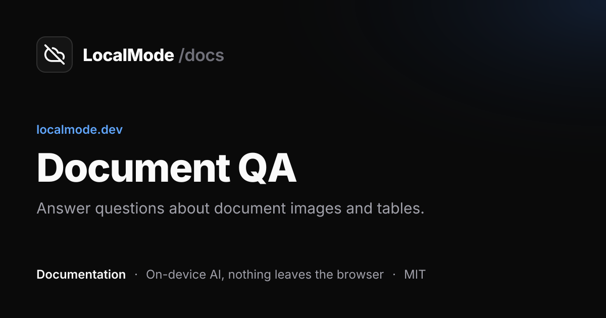Document QA