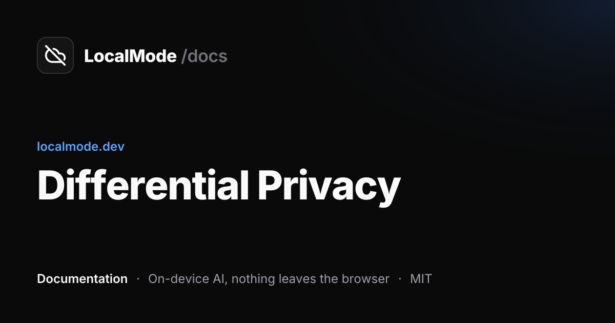 Differential Privacy