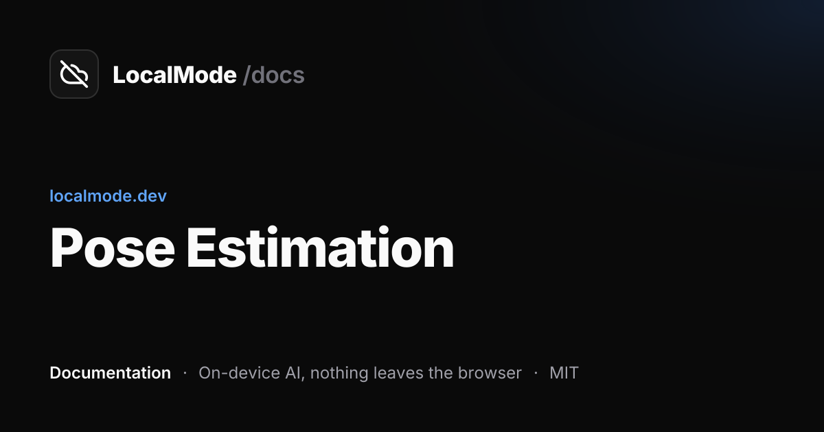 Pose Estimation